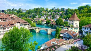 Bern  Amazing City In Switzerland 🇨🇭Walking In Downtown  Europe City Walk [upl. by Ytsirc877]