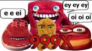 oi oi oi red larva vs e e ei im on vacation 999X Speed meme [upl. by Machute]