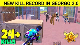 New World Record in Georgopol After ERANGEL 20 Update in PUBG Mobile  24 KILLS  MRX [upl. by Ayotak]