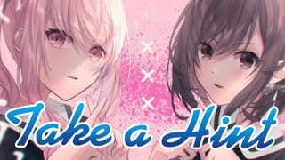 Nightcore  Take A Hint Lyrics [upl. by Maighdlin655]