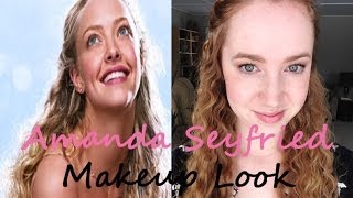 Amanda Seyfried  Mamma Mia Inspired Makeup Look [upl. by Ahsuas285]