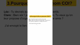 Cours 3 de français  Pronom personnel COI [upl. by Irma]