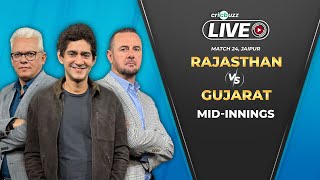 Cricbuzz Live IPL 2024  Rajasthan v Gujarat Midinnings show [upl. by Sergu]