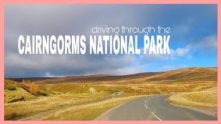 Driving through the CAIRNGORMS NATIONAL PARK [upl. by Orfield]