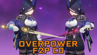 F2P DPS C0 Clorinde Iron Sting amp Festering Desire  Genshin Impact 47 Overpower Build [upl. by Rovaert]