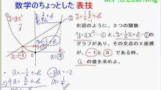 中３数学（放物線と変化の割合） [upl. by Gabie]