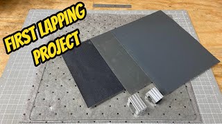 Lapping Project  Lapping Homemade Surface Gauge and Testing for flatness and accuracy [upl. by Huff499]