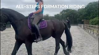 Duchy College Equine 220624 AllSteps Formation Riding Clinic [upl. by Beilul]