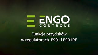 Funkcje przycisków w regulatorach E901 i E901RF [upl. by Cymbre374]