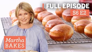 Martha Stewarts 3 Donut Recipes Jelly Apple Fritters amp Beignets  Martha Bakes S6E2 [upl. by Staci]