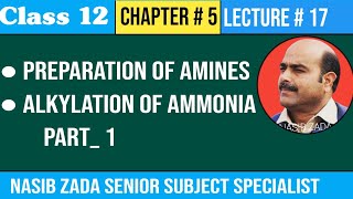 PREPARATION OF AMINES BY ALKYLATION PROCESS  Alkylation of Ammonia  PASHTO NASIBZADASSS [upl. by Oberon]