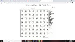 Crear Sopa de letras [upl. by Novart200]