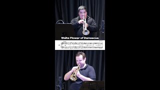 Arban Trumpet Duet Flowers of Damascus with James Alvarez [upl. by Hogen]