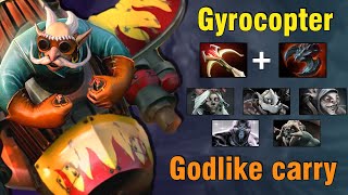 Dominating Gyrocopter 22 Kills Unstoppable  737d Dota 2 [upl. by Ritz305]