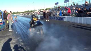 GSXR 1000 vs Hayabusa Drag Race  Street Outlaw Rivalry [upl. by Ettessil474]