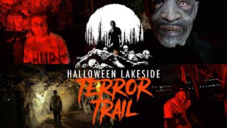 HALLOWEEN LAKESIDE TERROR TRAIL  PARTRIDGE LAKES  WARRINGTON  WALKTHROUGH amp REVIEW [upl. by Ierbua117]