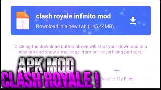 SAIU APK MOD CLASH ROYALE COM TUDO INFINITOS ATUALIZADO 2023 VIA MEDIAFIRE [upl. by Arfihs]