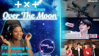 TXT Over The Moon Official MV Choom amp Open Mic Reaction  LIVelyAntics [upl. by Bremser528]