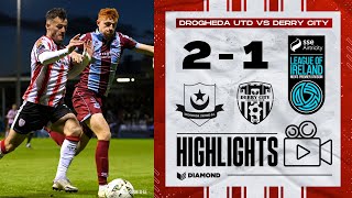 Drogheda United 21 Derry City  LOI Highlights  27092024 [upl. by Yaresed]