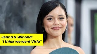 Jenna Ortega amp Winona Ryder Talk About their Viral Sunglasses Moment in Venice [upl. by Llerrud271]