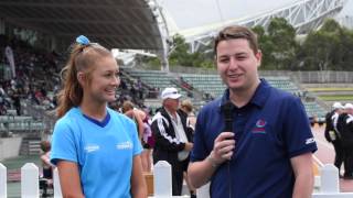 Australian Junior Championships  Jessica Hull incl 1500m and 800m Finals [upl. by Eednar398]