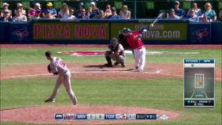 Josh Donaldson Hits 3 Home Runs  Hat Trick  Curtain Call [upl. by Ahseenal756]