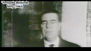 quotFernando Belaúnde Terryquot en Panamericana TV 1963 [upl. by Nuzzi]