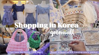 shopping in korea vlog 🇰🇷 summer fashion amp accessories at gotomall underground shopping center [upl. by Sehcaep528]