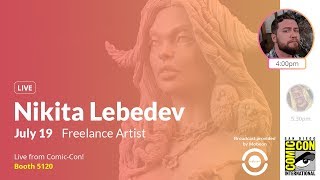 Live from ComicCon 2019 Nikita Lebedev [upl. by Elmira]