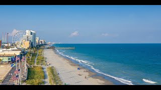 🔴🅻🅸🆅🅴🌬️Myrtle Beach🌊South CarolinaN Ocean Oceanfront Storm Forecast [upl. by Aciamaj]