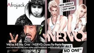 Were All No One ft Afrojack and Steve Aoki NERVO Goes to Paris Remix Teaser  NERVO [upl. by Esaj]