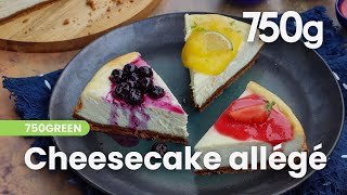 Recette cheesecake healthy au fromage blanc  750g [upl. by Thetisa938]