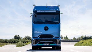 All New 2025 Mercedes e Actros 600  Test Driving [upl. by Ynnatirb]