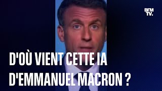 Doù vient cette intelligence artificielle version sarcastique dEmmanuel Macron [upl. by Dyson]