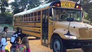 Austins 1st day of Kindergarten going on the Bus [upl. by Assirem]