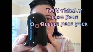 Tonymoly Tako Pore Bubble Pore Pack review and how I use it [upl. by Niveg]