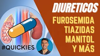 DIUERTICOS Furosemida Tiazidas Manitol Espironolactona y mucho más [upl. by Burne]