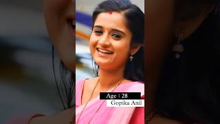 swanthanam seerial actress age swanthanam swanthanamserial trending viral gopika anilchippi [upl. by Schober]