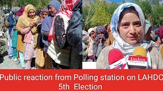 LAHDC Kargil Election polling station Thasgam thovina constituency [upl. by Apollo]