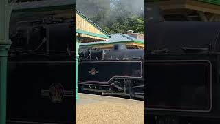 H2 32424 ‘beachy head’ and BR 4MT 80154 80151 arriving into horsted Keynes [upl. by Alrep749]