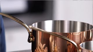 Mauviel Copper Perfect for Making Caramel Apple French Toast [upl. by Amekahs]