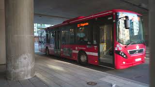 Sweden Stockholm Haninge bus 832 ride from Vega to Vikingaskolan  walk [upl. by Verena852]