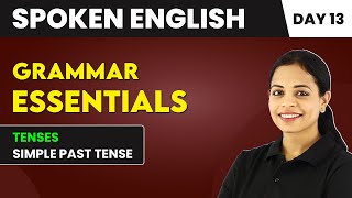 Simple Past Tense  Grammar Essentials Day 13  Spoken English Course📚 [upl. by Imeka]