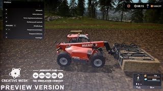 LS17 Gamescom 2017 LandwirtschaftsSimulator 17 AddOn Strohbergung  Erste Spielszenen [upl. by Arnelle]