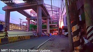 August 9 2024 Friday 630pm Mrt7 North Edsa Station Update [upl. by Friederike398]