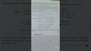 What is Body Mass Index  BMI Answer straight from the book📚 [upl. by Barn]