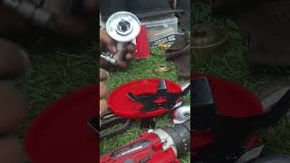 Brush cutter roter work weeder Attachment test [upl. by Niwrek]