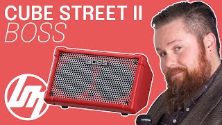 BOSS Cube Street II Is this the perfect Busking Amp for Keyboard players  Better Music [upl. by Thorley866]