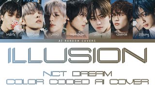 AI COVER NCT DREAM  Illusion AESPA Color Coded REQUESTED [upl. by Kesley]