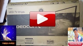 Unboxing and review of Videocon 32 inch LED TVHINDI [upl. by Il]